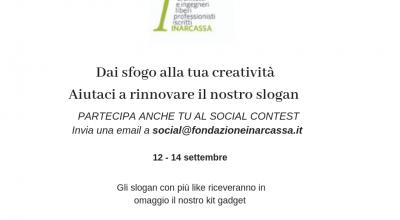 News social contest slogan Fondazione